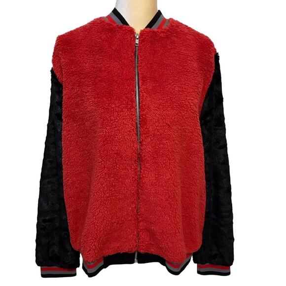 Gypsies & Moondust NWT Red Bomber Jacket Various - Picture 1 of 13